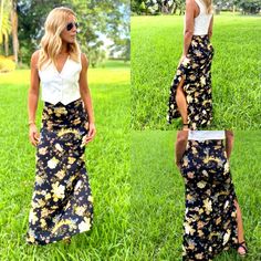 Brand New Never Worn Zara Xs Black Floral Maxi Skirt With Side Split. Has Satin Sheen.Perfect Skirt. Can Be Dressed Up Or Down. Side Slits At Waist For Flattering Unique Look. Remained In Closet. Someone Else Should Wear This Beauty! Don't Miss Out! Style: 8462058 8.24.12.8.5.30 Tags:Summer,Fall,Casual,Weekend,Brunch,Party,Office,Holiday,Birthday,Babyshower,Garden,Laborday,Sale Summer Black Maxi Skirt With Floral Print, Chic High Waist Floral Maxi Skirt, Black Floral Print Skirt For Vacation, Black Floral Print Maxi Skirt For Beach, Beach Black Floral Print Maxi Skirt, Casual Black Skirt For Brunch, Zara Casual Maxi Skirt For Day Out, Chic Black Floral Print Maxi Skirt, Black Spring Vacation Maxi Skirt