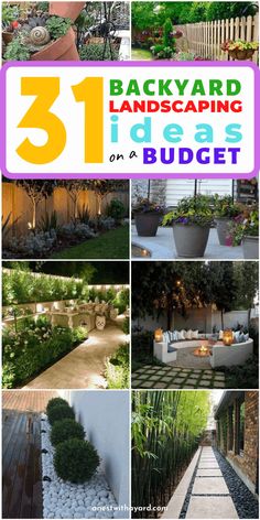 backyard landscaping ideas on a budget that are easy to do and great for small gardens