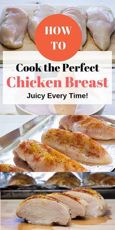 how to cook the perfect chicken breast juicy every time