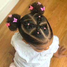 Valentines Toddler Hairstyles, Easy Mixed Hairstyles Kids, Valentines Hairstyles For Kids Black, Cute Toddler Hairstyles Black, Black Baby Girl Hairstyles Short Hair, Toddler Natural Hairstyles Black, Easy Toddler Hairstyles Black, Toddler Hairstyles Girl Fine Hair