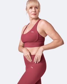 Secure fit? Check. Cool feel? Check. Soft fabric? Yep. Secured boobies in a cute color? Yes ma’am! This passion red sports bra will keep you feeling cool, fresh, safe, and secure while you focus on crushing that workout. Or you can just wear it whenever you want because it just feels that good. Cross Front Top, Dance Leggings, Red Bike, Red Sports Bra, High Neck Bodysuit, Fresh Green, Fit Check, Bike Shorts, Jet Black