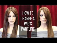 DIY How To Change a Wig's Hair Part Line with an Iron - DoctoredLocks.com - YouTube Cheap Wig Hacks, How To Make A Wig, How To Style A Wig, Wig Styling Tutorial, Wig Maker, Hair Extensions Tutorial, Hair Conditioning, Parting Hair, Drag Wigs