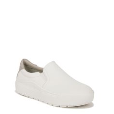 Step into effortless style and comfort with the Dr. Scholl's Women's Time Off Slip-On Sneakers. Perfect for your on-the-go lifestyle, these shoes combine functionality with chic, minimalist aesthetics.

- Material: High-quality faux leather
- Color: Classic white
- Size: 6 M
- Gender: Female
- Age Group: Adult

Designed with a sleek white faux leather finish, these slip-ons are your go-to travel companions, offering both sophistication and ease. Whether you're navigating airport terminals or exp Comfortable Synthetic Slip-ons With Round Toe, White Sole Synthetic Slip-ons With Round Toe, White Sole Synthetic Round Toe Slip-ons, Synthetic Slip-ons With White Sole And Round Toe, Everyday White Synthetic Slip-on Sneakers, Slip-on Synthetic Walking Shoes, Slip-on Synthetic Sneakers With Round Toe, Synthetic Slip-on Sneakers With Round Toe, Synthetic Slip-ons With Textured Sole And Round Toe