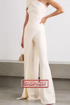 New Women's Sexy Slanted Shoulder Solid Jumpsuits Elegant One-shoulder Evening Bodysuit, Elegant Solid One Shoulder Bodysuit, Elegant Solid One-shoulder Bodysuit, Elegant High-waist Summer Bodysuit, Elegant High Waist Summer Bodysuit, High Waist Formal Jumpsuits And Rompers For Summer, Elegant Fitted Asymmetrical Bodysuit, Asymmetrical Summer Evening Bodysuit, Fitted Asymmetrical Jumpsuits And Rompers