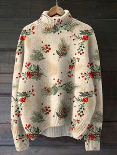 Winter Christmas Vintage Cute Art Print Knit Turtleneck Pullover Sweater Christmas Sweater Cozy, Affordable Cotton Christmas Sweatshirt, Christmas Snowman Sweater, Unique Christmas Sweaters, Womans Christmas Sweater, Cheap Holiday Winter Sweatshirt, Affordable Winter Holiday Sweatshirt, Holiday Sweatshirts Zulily, Affordable Holiday Sweater For Winter