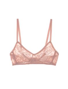 Tamara Bralette in Buff Delicate Lace Low-cut Feminine Bra, Feminine Delicate Lace Low-cut Bra, Sheer Full Cup Bra, Fitted Low-cut Bra For Weddings, Low-cut Fitted Wedding Bra, Fitted Low-cut Wedding Bra, Feminine Full Cup Bra With Delicate Lace, Delicate Underwire Bra With Padded Cups, Delicate Underwire Bra With Removable Pads