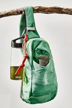 CamelBak Arete Sling 8L | Free People Best Workout Clothes, Bottle Sling, Short One Piece, Green Backpacks, Sling Pack, Hiking Bag, Hiking Backpack, Stay Hydrated, Recycled Materials