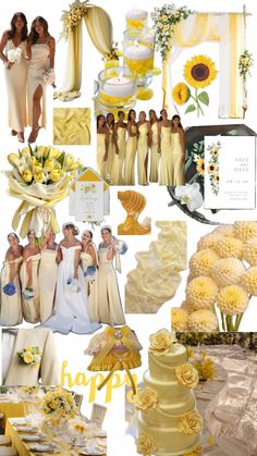 wedding Butter Yellow Wedding Theme, Light Yellow Wedding Theme, Yellow And Silver Wedding, Yellow And Green Wedding