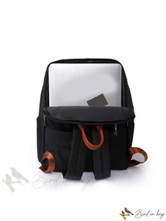 Bird in Bag - Womens Everyday Backpack Nylon Backpack Laptop Bag For Daily Use, Casual School Laptop Bag With Anti-theft Pocket, Casual Laptop Bag With Anti-theft Pocket For School, Large Capacity Laptop Backpack, Black Laptop Bag For Everyday And Back To School, Standard Backpack Laptop Bag For Students, Everyday Nylon Laptop Backpack, Student Laptop Bag With Standard Backpack Shape, Casual Laptop Bag With Anti-theft Pocket