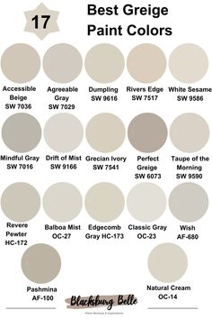 the best beige paint colors for your home and office in one color scheme, with different shades