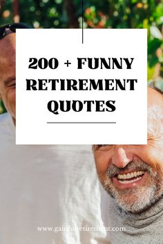 Looking for the perfect retirement quote to celebrate this milestone? Whether you want something inspirational or funny, we've got you covered with over 200 retirement quotes to choose from. Find the right words to capture the essence of this special moment and share your well-wishes with someone entering this exciting new chapter in life. From heartfelt sentiments to witty one-liners, our collection of retirement quotes has something for everyone. Say goodbye to the 9-5 grind and hello to a wor Retirement Quotes Funny Hilarious, Retiree Quotes, Funny Retirement Sayings, Retirement Wishes For Coworker, Funny Retirement Wishes, Best Retirement Quotes, Retirement Sayings, Funny Retirement Quotes