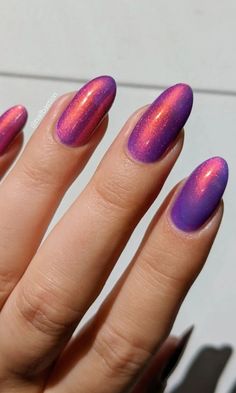 Purple Nails Chrome, Nail Paint Shades, Nails Chrome, Pretty Nail Colors, Minimalist Nails, Luxury Nails, Purple Nails, Gorgeous Nails