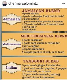 Food Infographic, Kitchen Crafts, Spice Blends, Clean Kitchen, Sauce