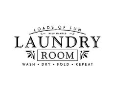 the laundry room logo is clean and ready to be used as a bathroom decor item