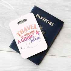 Luggage Tags Diy, Photo Frame Crafts, Birthday Room, Travel Clipart, Birthday Room Decorations, Passport Travel, Tags Diy, Baggage Tags, Travel Tags