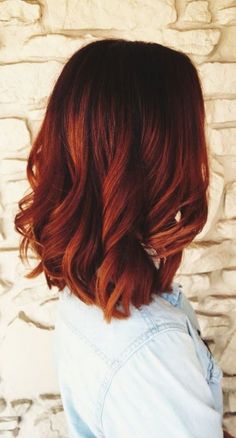 Dark Roots Hair, Hair Color Red Ombre, Rambut Brunette, Red Ombre Hair, Copper Balayage, Short Ombre Hair, Balayage Blonde, Ombré Hair