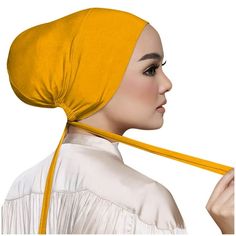 SIZING TIP: Referring to our size chart guarantees the best fit. For all-day comfort, choose your actual size. If you are in-between sizes, take the size up for a better lift and support. Size: One Size Head Circumference: 58cm/22.83'' Women Casual Solid Color Multicolor Elastic Bandage Lace Up Bottom Muslim Hijab Features: SOFT MATERIAL AND SIZE: The bandana hat is made of soft polyester, which is lightweight, breathable, comfortable and easy to wear, also can be used as a night cap. The head c Hijab Material, Sweat Headbands, Ladies Head Scarf, Head Wraps For Women, Headband Men, Headband Set, Head Wrap Scarf, Stretchy Headbands, Muslim Hijab