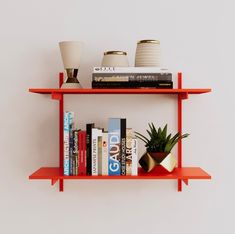 Wall Mounted Shelving Units - 2 Shelf Aluminum Wall Mounted Shelving, Wall Mounted Shelving Unit, Space Saving Shelves, Ceiling Shelves, Contemporary Shelving, Aluminum Shelves, Minimalist Shelves, Case Study Houses, Decorative Shelving