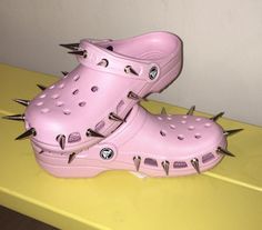 100 Perfect Spiked Crocs Ideas in 2023 Style Doc Martens, Pastel Punk, Abbey Dawn, Scary Creepy, Pink Kawaii, Tokyo Street Fashion