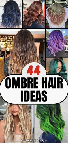 Save this pin for a stunning collection of ombre hair inspiration, ranging from subtle to bold styles that will transform your look! Whether you're looking for a soft gradient or a daring color contrast, these ideas are sure to inspire your next hair transformation. #OmbreHair #HairInspo #FashionBlog #HairColorIdeas