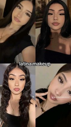 latina makeup Latina Style Makeup, White Girl Latina Makeup, Latina Prom Makeup, Clean Latina Makeup, Afro Latina Makeup, Makeup Copy And Paste Latina, Makeup Looks Pics, Latina Makeup On White People, Light Latina Makeup