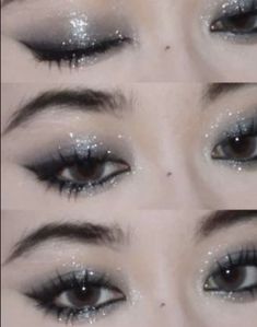 Fun Makeup Looks To Try, Ateez Makeup, Soft Gothic Makeup, Gyaru Fits, Alt Makeup Looks, Guard Makeup, Vegas Fits, Unique Makeup Looks, Beauty Moodboard