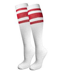 PRICES MAY VARY. Cushioned Terry Sole (medium thickness) Ribbed 80% Cotton, 18% Nylon, 2% Spandex Knee High & Ribbed Reinforced heel and toe for enhanced durability Finally a premium high cotton blend knee high sock. Great for sports and every day wear. Casual Mid-calf Stockings, Breathable Casual Knee-high Sports Socks, Breathable Casual Knee-high Socks For Sports, Casual Breathable Knee-high Socks For Sports, Casual Breathable Knee-high Sports Socks, Stretch Knee-high Sports Socks, Sporty Stretch Breathable Knee-high Socks, Comfortable Knee-high Sports Socks, Striped Stretch Socks For Winter