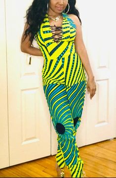 FREE SHIPPING Welcome to Damba African Store where we produce quality African wears for all your occasions and events. Customized made are welcome as well. We are here to serve you better with quality touch of African attire. Sequence Jumpsuit, Ankara Prom Dress, Prom Jumpsuit, African Jumpsuit, African Wears, Ankara Jumpsuit, African Party Dresses, African Prom Dresses, Dress African