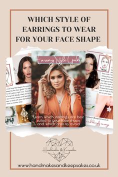 Read our in depth guide about finding out your face shape, and which styles of earrings to choose to flatter your face perfectly, and which ones to avoid. Spring Fashion Casual