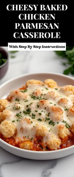 Image for Cheesy Baked Chicken Parmesan Casserole Cheesy Baked Chicken, Chicken Parmesan Casserole, Baked Chicken Parmesan, Chicken Parmesan, Baked Chicken, Parmesan, Chicken