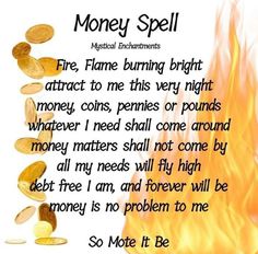 Fame Spell, Magic Spell Words, Witch Spells