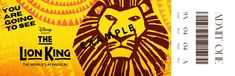 the lion king movie poster with barcodes on it's back and yellow background