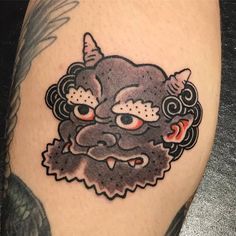 Oni Mask Tattoo, Sailor Jerry Tattoos, Warrior Tattoos, Japanese Sleeve Tattoos, Japanese Tattoo Art, Little Tattoos, Japanese Tattoo, Tattoo Ideas Design