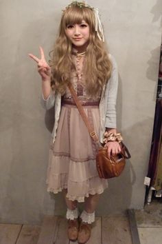 ....the whole ensemble = <3 Mori Kei Fashion, Mori Style, Kei Fashion, Mori Fashion, Mori Kei, Harajuku Girls, Mori Girl Fashion, Forest Girl, Gyaru Fashion