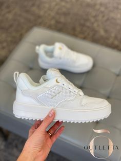 Rumi Lace-Up Low-Top Sneakers - Optic White 5 Shoes Fit Challenge, Challenge Yourself, Classic Sneakers, Rumi, White Design, Next Level, Low Top, Top Sneakers, Rubber Sole