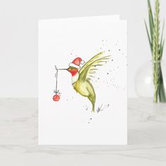 Hummingbird Christmas, Paint Cards, Marketing Guide