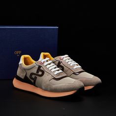 Lace-Up Suede Sneakers Khaki Brand Concept, Suede Sneakers, Shoe Size Chart, Men Shoes Size, Leather Heels, Official Store, Black Red, Metallic Silver, Blue Black