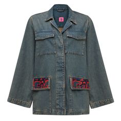 Step out in style with our 'Coral Biome' Denim Oversize Jacket.   This jacket draws inspiration from the vibrant and diverse underwater ecosystems, reflected in its intricate design. Made from top-notch denim, it promises durability and comfort. Its oversized style adds a trendy, laid-back vibe to any outfit. With this jacket, you can carry a piece of the ocean's mystique wherever you go. Cotton 100% Jacket Drawing, Oversize Jacket, Blazer Jackets For Women, Biome, Oversized Style, Blazer With Jeans, Oversized Jacket, Intricate Design, Fashion Jewellery