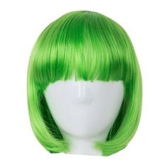 Fashionable Long Curly Hair Wig Two Adjustable Shoulder Straps With Inner Cap Mesh Which Can Be Wound To A Fixed Position To Suit The Head Circumference Feature: Quantity: 1Pcs Colour:Green Material:PVC+polyester Product length:65cm/25.59in Head circumference:54-58cm/21.25-22.83in Package size:24x6x2cm/12.99x7.87x1.18in Net weight:150g/0.52lb Gross weight:150g/0.52lb Descrition: This short roll curly hair wig is the wig will give you a sense of style, confidence and which can save you time when Curly Hair Wig, Summer Savings, Head Shapes, Green Material, Different Hairstyles, Long Curly Hair, Curly Wigs, Head Circumference, Long Curly