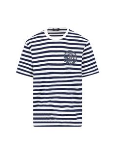 versace-tshirts-and-polos-1724210504131263534-0 Classic Striped Crew Neck T-shirt, Classic Crew Neck Tops With Horizontal Stripes, Navy Nautical Short Sleeve T-shirt, Nautical Navy Short Sleeve T-shirt, Classic Crew Neck Top With Signature Stripes, Classic Cotton T-shirt With Horizontal Stripes, White Short Sleeve T-shirt With Signature Stripes, Navy Horizontal Stripe Crew Neck Top, Navy Crew Neck Top With Contrast Stripes