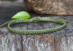 This unisex bracelet or anklet made with olive green waxed cord and sliding knot for closure. 4mm in width. *Size: Choose your size from the drop-down menu. *✈️ Shipping.. The item shipped by Registered Airmail within 3-5 working days after payment received.  It will takes about 10-20 days to delivery after shipping.  *Feel free to contact me with any questions or requests. *Thank you:) ♥..o00OoO Bead Woven Bracelet, Women Anklets, Brass Bracelet, Knot Bracelet, Leaf Green, Sliding Knot, Unisex Bracelets, Anklet Bracelet, Jade Beads