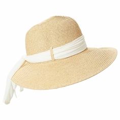 Stylish packable sun protection hat for women. Asymmetrical brim, 4" wide brim on front narrows to 3" in back. Sheer black scarf tie pulled through straw belt loops. Ribbon inner band with drawstring to adjust fit. UPF 50+ UV protection rated hat. Packable, crushable, travel friendly hat. Shapeable brim. One size, 57 cm, medium. 100% Paper straw Adjustable Lined Sun Hat For Spring, Spring Adjustable Lined Sun Hat, Adjustable Pre-tied Spring Hat, Summer Pre-tied Beach Hats, Chic Adjustable Lined Hats, Spring Packable Straw Hat, Adjustable Pre-tied Sun Hat For Vacation, Spring Beach Sun Hat Pre-tied, Casual Pre-tied Sun Hat For Vacation