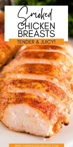 Smoked Chicken Breast Recipe, Healthy Baked Chicken Breast, Smoked Chicken Breast, Easy Smoker Recipes, Big Green Egg Recipes, Homemade Seasoning, Chicken Breast Recipe, Traeger Recipes, Chicken Breast Recipes Easy