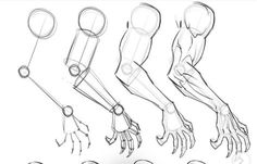 an image of hands and feet in various positions, with different angles to each other