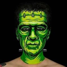 Movie Character Makeup, Frankenstein Makeup, Creative Halloween Makeup, Monster Makeup, Makeup Stick, Mehron Makeup, Special Fx Makeup, Halloween Spooktacular