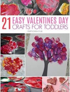 valentine's day crafts for toddlers to make