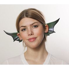 Give your costume that extra edge of realism with Flexi Ears! Set includes two Flexi Ears, one size fits most. They're the perfect costume accessory for Halloween, parties, and cosplay! Dragon Gargoyle, Gothic Statue, Make A Dragon, Winged Dragon, Dragon Costume, Pintura Facial, Wings Costume, Dragon Wings, Halloween Parties