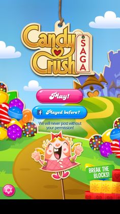 the candy crush saga game is shown in this screenshot