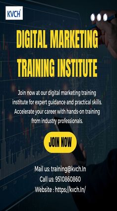 an advertisement for digital marketing training