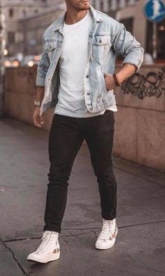 Winter Outfits Men Streetwear, Outfits Quotes, Simple Casual Outfits, Vans Converse